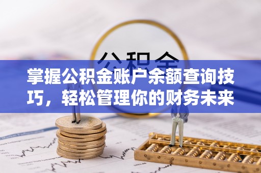 路环岛掌握公积金账户余额查询技巧，轻松管理你的财务未来